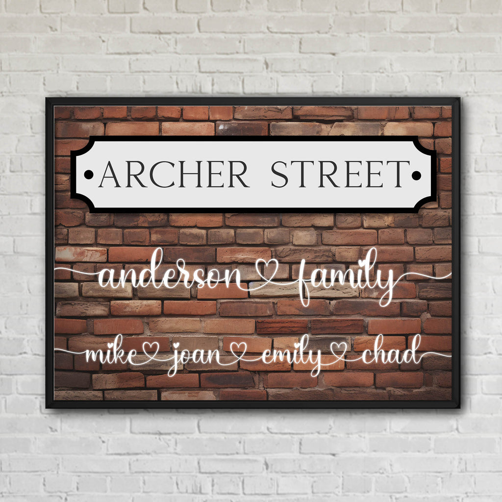 Street or Town Sign Custom Artwork