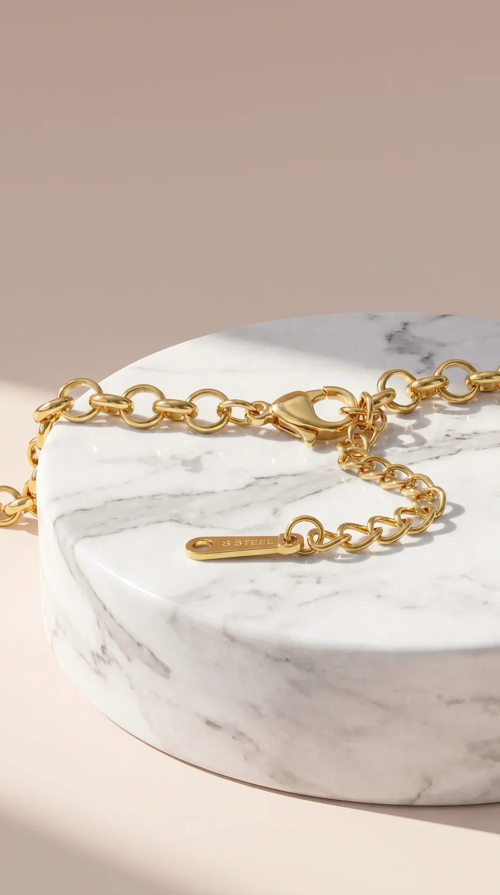 Clover Necklace, Bracelet & Earrings Stainless Steel Set