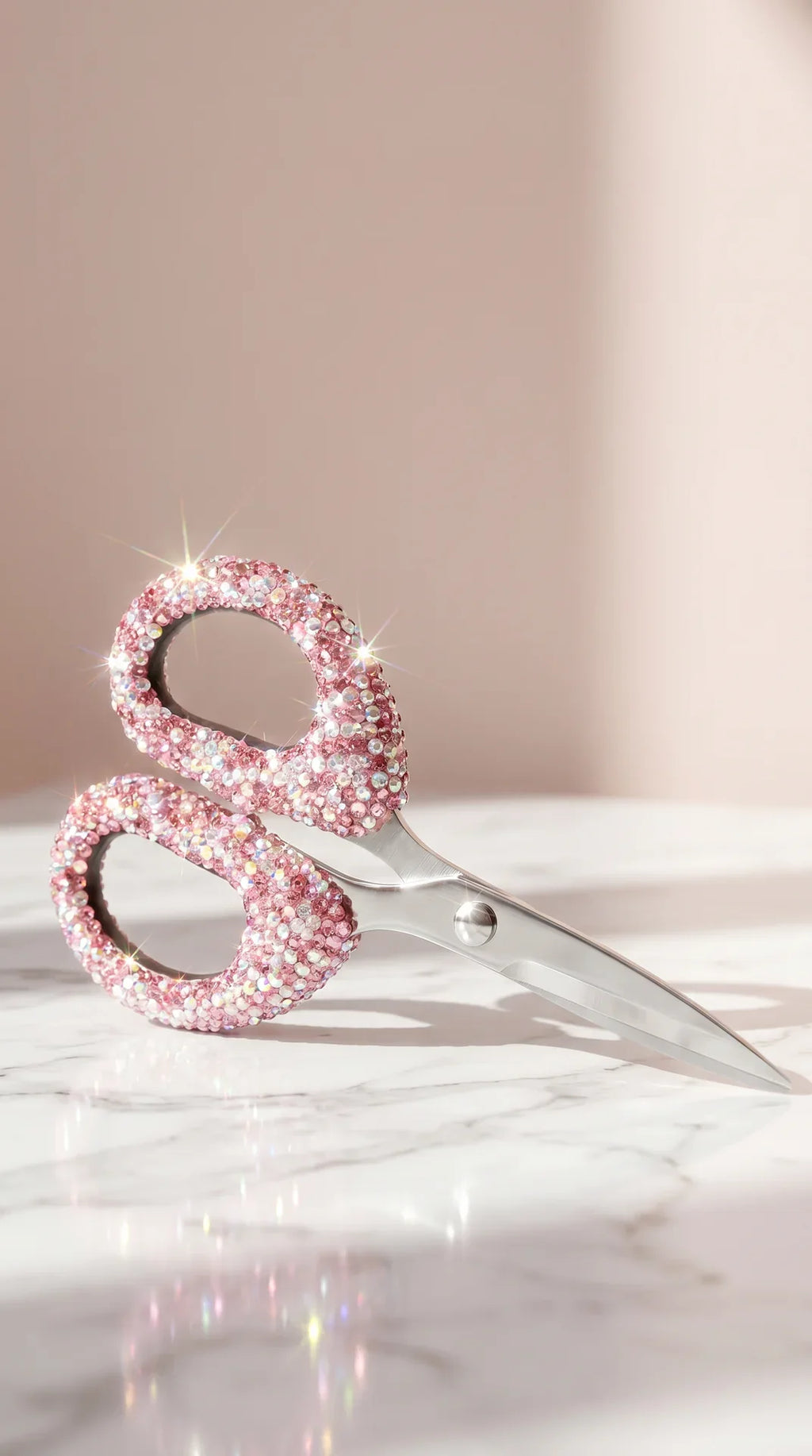 Crystal Stainless Steel Stationery Scissors