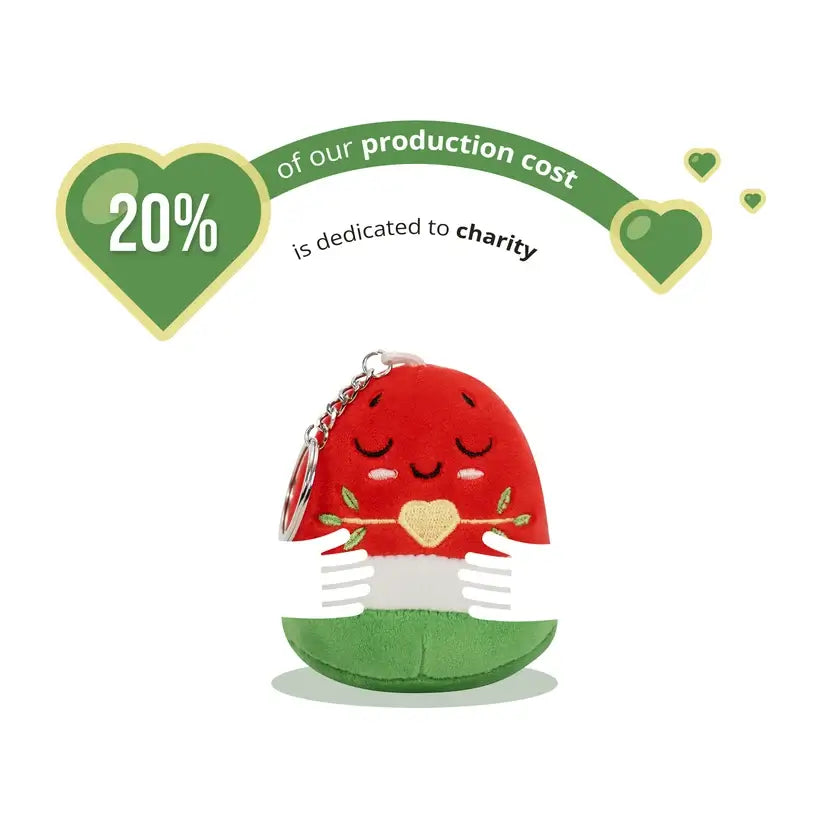 Nūr Watermelon Keyring (8cm) | Islamic Toys for Kids