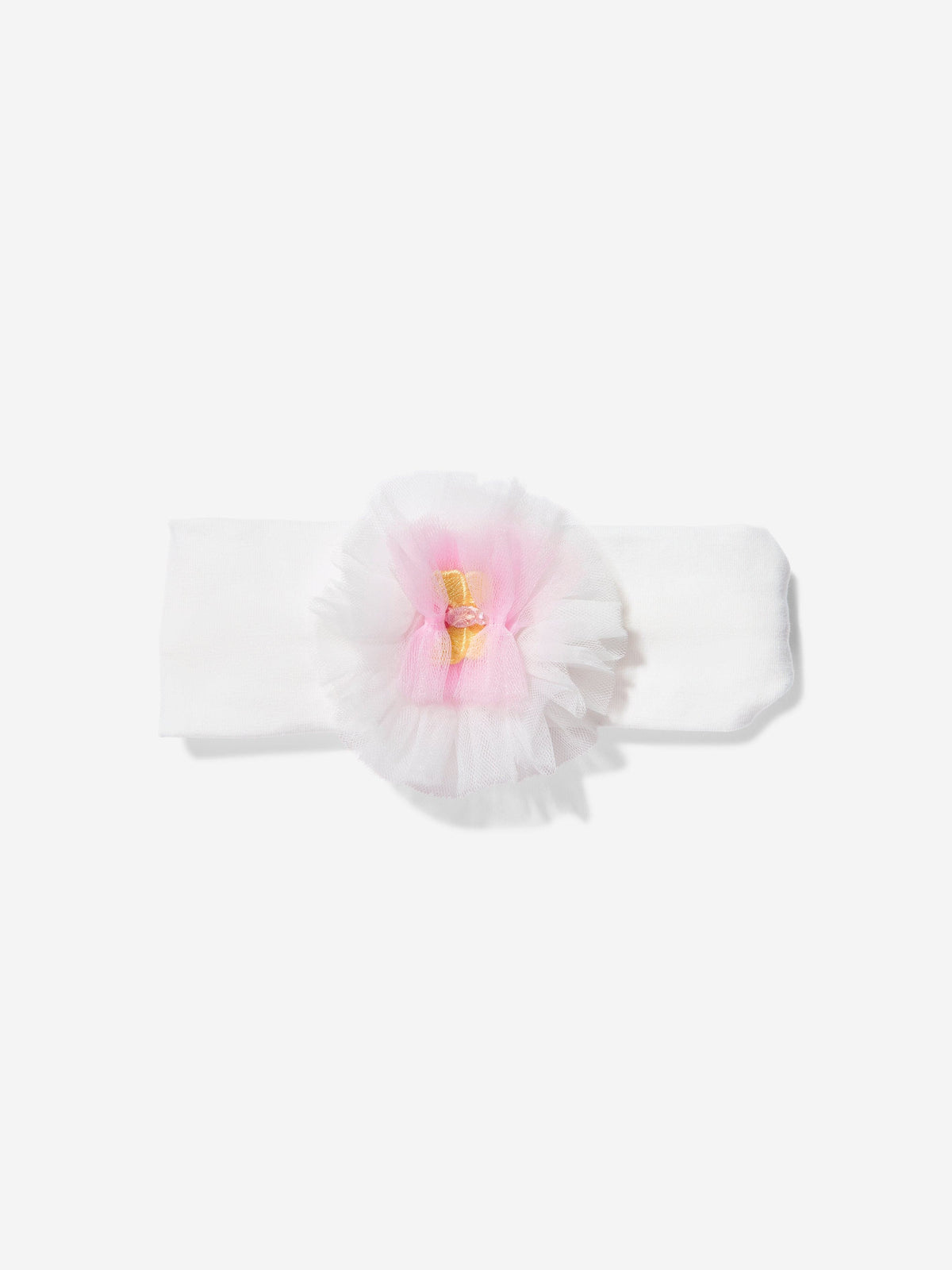 DRESS & Fleur Baby Girls Occasion Dress with Headband in Ivory