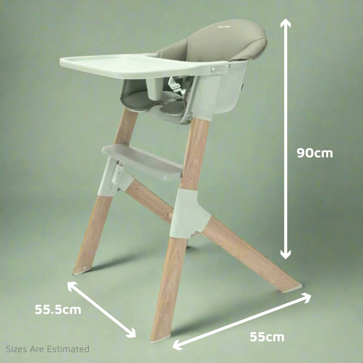 MICO Baby & Toddler Highchair - Green