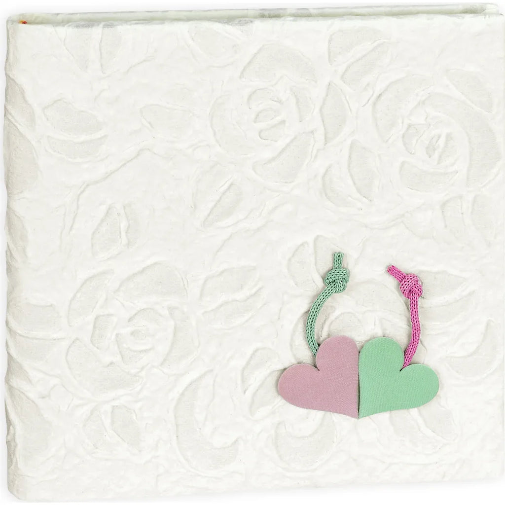 ZEP Symphony Wedding Heart Traditional Photo Album – Handmade Italian Wedding Memory Album