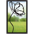 Poppy Flower Garden Mirror