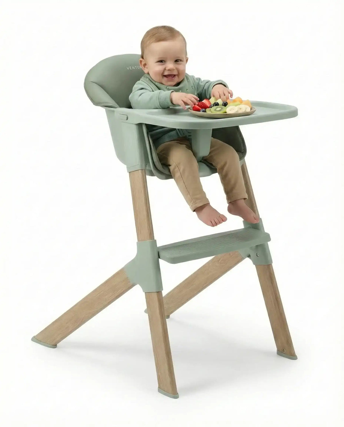 MICO Baby & Toddler Highchair - Green
