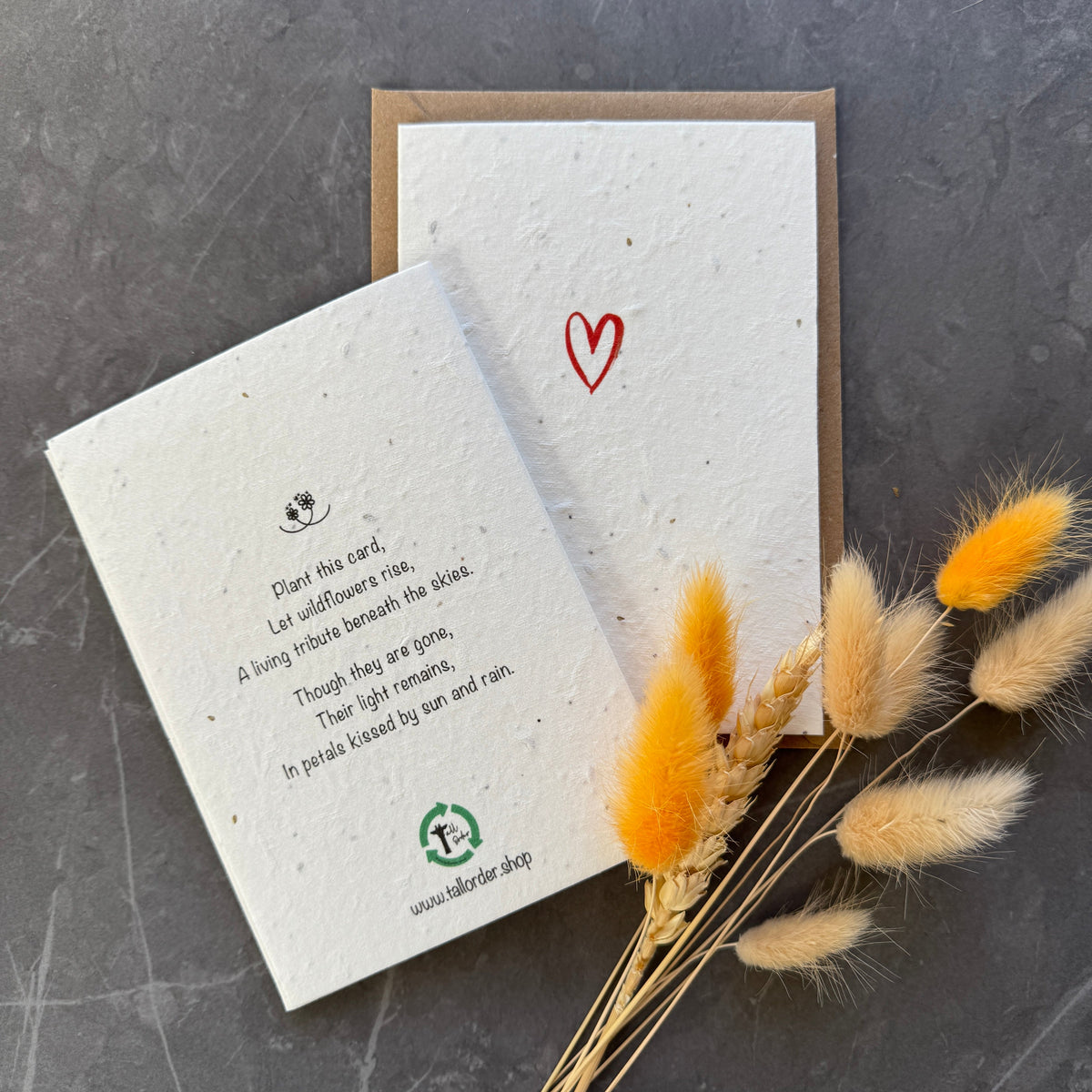 Plantable Pet Loss Card