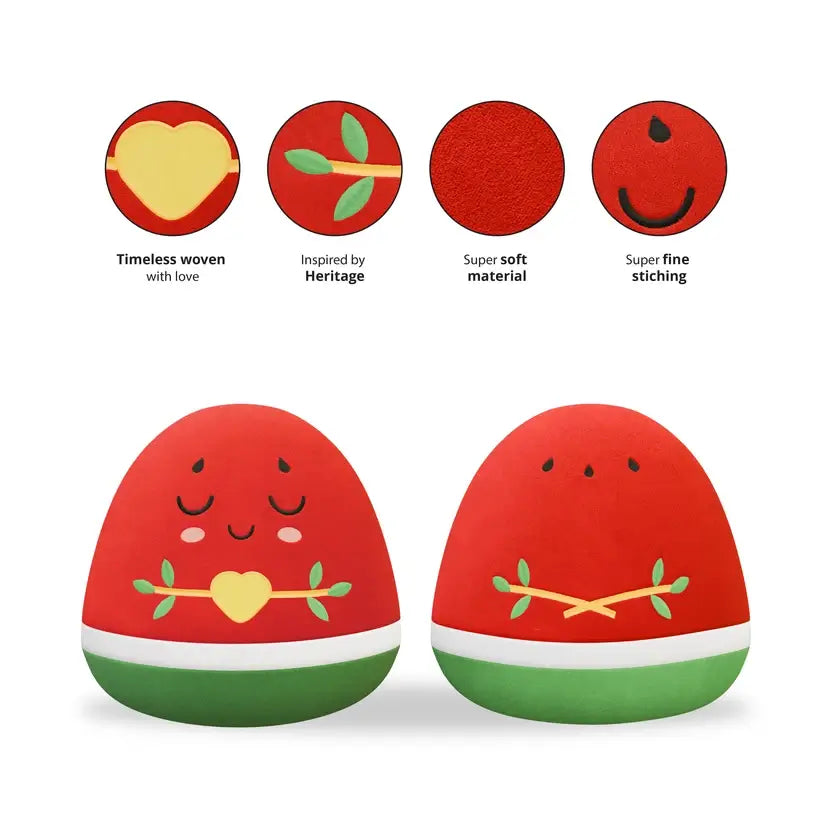 Nūr Watermelon Plushie | Islamic Toys for Kids (40cm)