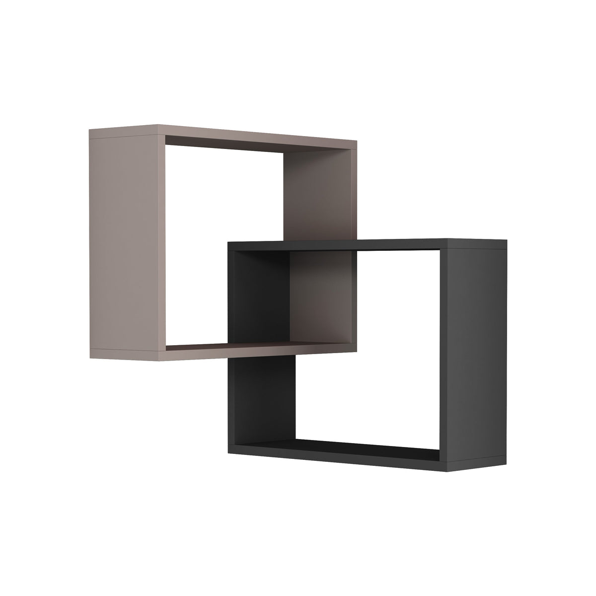Ring Corner Wall Mounted Modern Bookcase Display Unit W 60cm