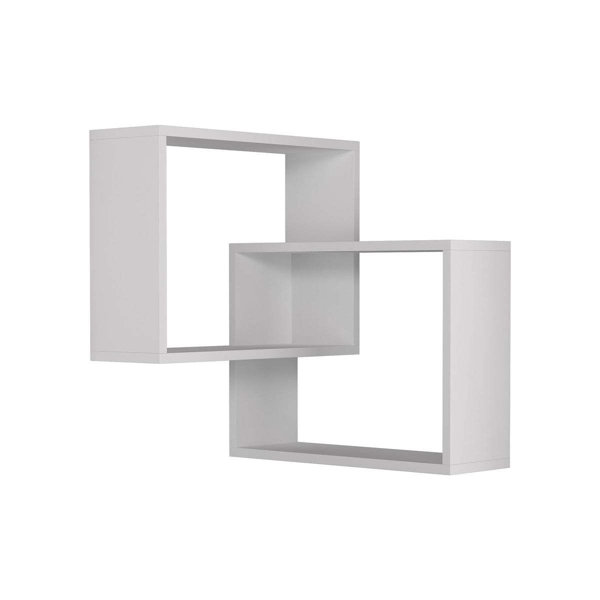 Ring Corner Wall Mounted Modern Bookcase Display Unit W 60cm
