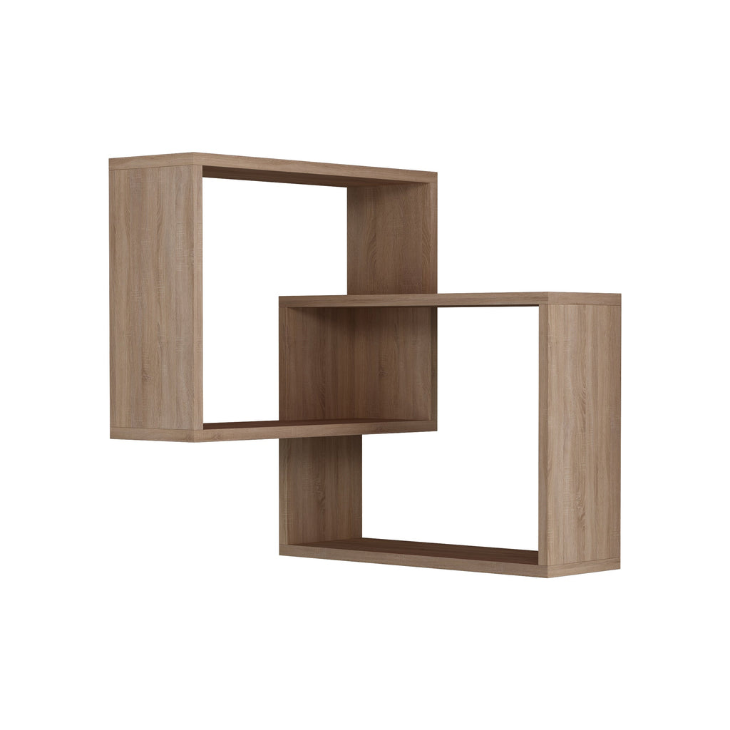 Ring Corner Wall Mounted Modern Bookcase Display Unit W 60cm