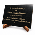 Granite Memorial Plaque, Personalised Engraved Tribute
