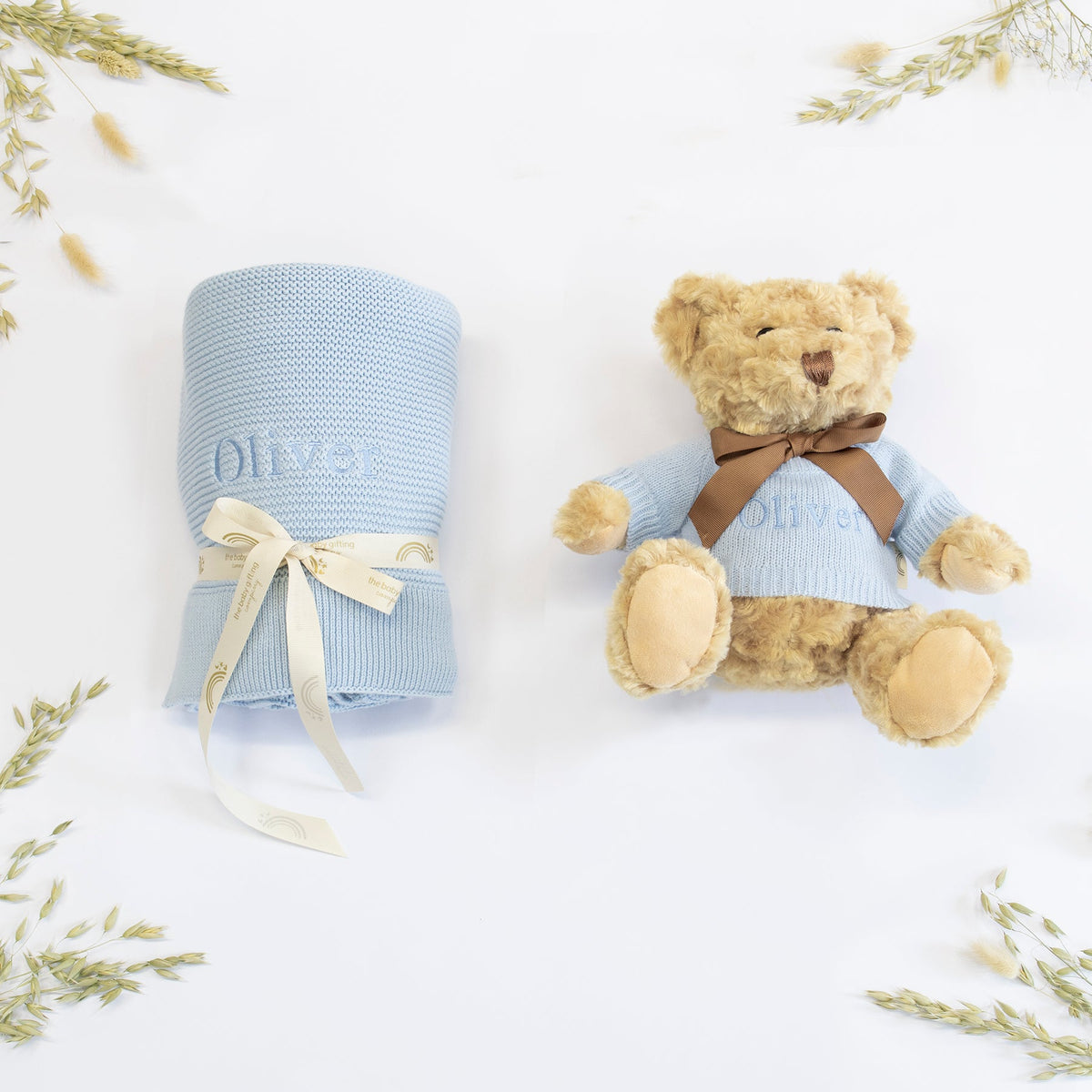 New Baby Blanket and Teddy