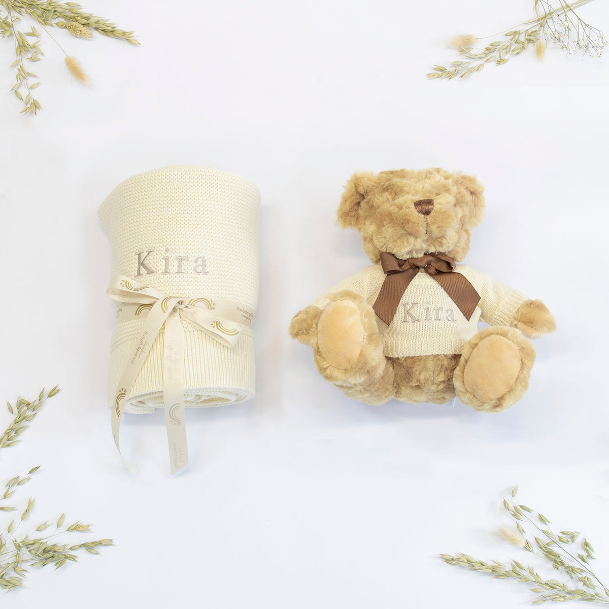 New Baby Blanket and Teddy