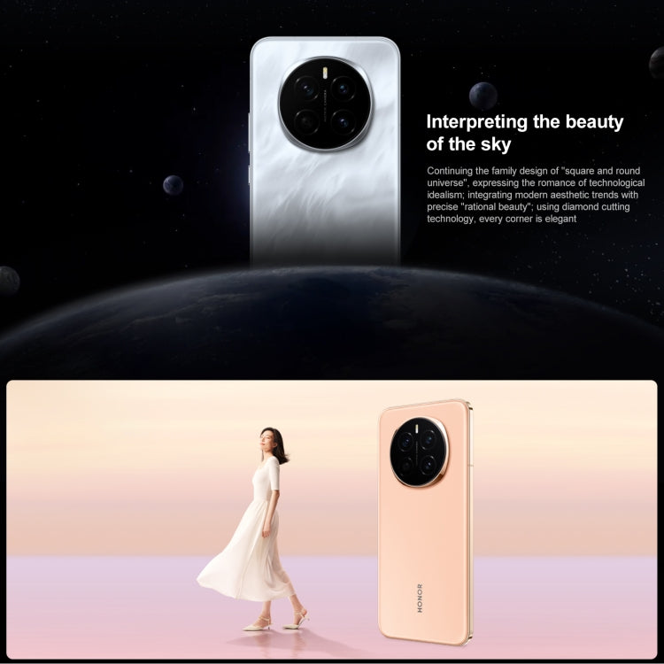 Honor Magic7, 16GB+512GB, Screen Fingerprint, 6.78 inch MagicOS 9.0 / Android 15 Snapdragon 8 Elite 3nm Octa Core, Network: 5G, NFC, OTG, Support Google Play (Gold)