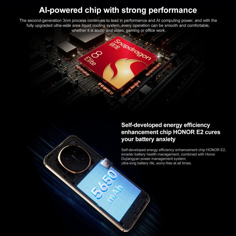 Honor Magic7, 16GB+512GB, Screen Fingerprint, 6.78 inch MagicOS 9.0 / Android 15 Snapdragon 8 Elite 3nm Octa Core, Network: 5G, NFC, OTG, Support Google Play (Gold)