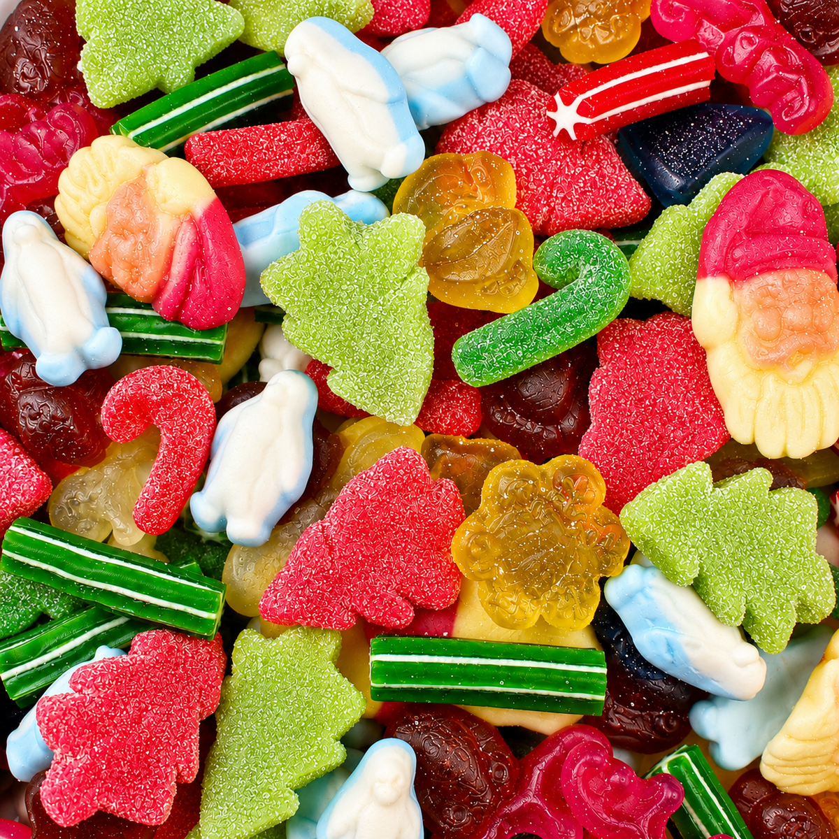 Merry Christmas Pick & Mix Gift Jar 600g