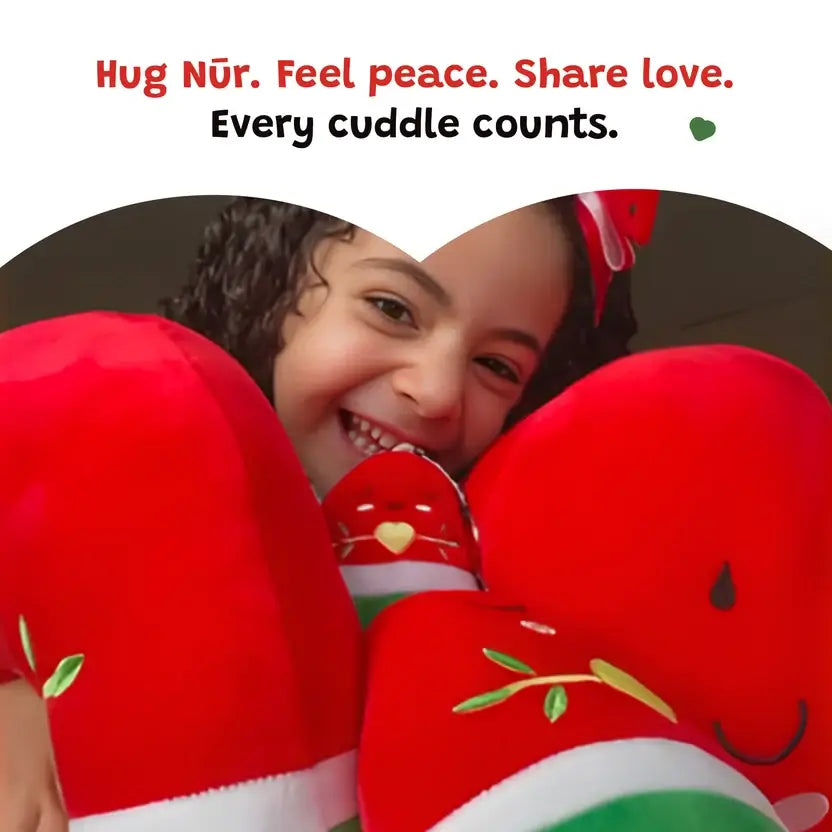 Nūr Watermelon Plushie | Islamic Toys for Kids (40cm)