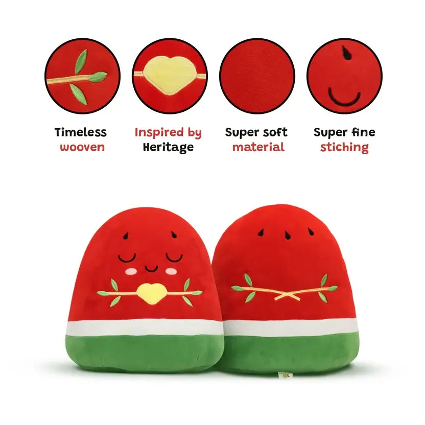 Nūr Watermelon Keyring (8cm) | Islamic Toys for Kids