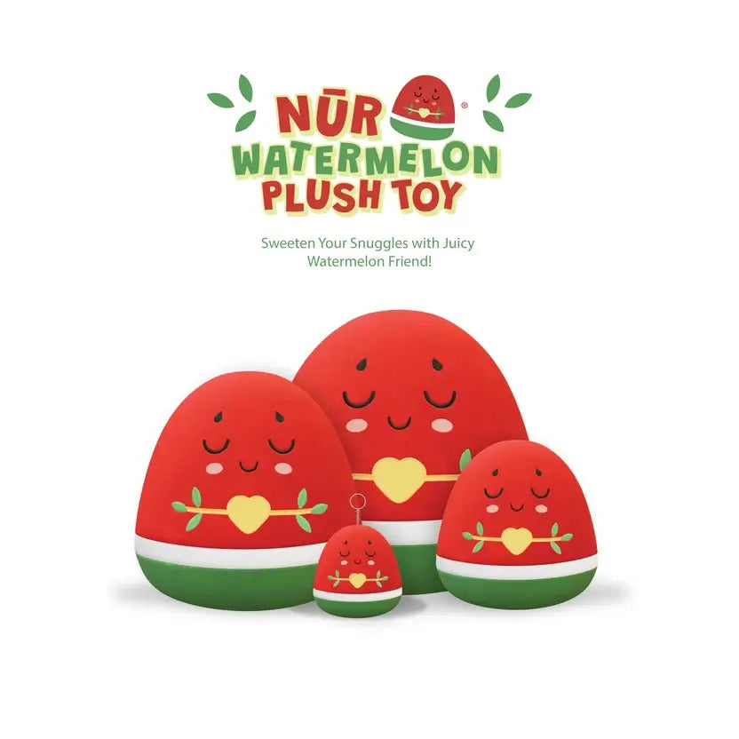 Nūr Watermelon Keyring (8cm) | Islamic Toys for Kids
