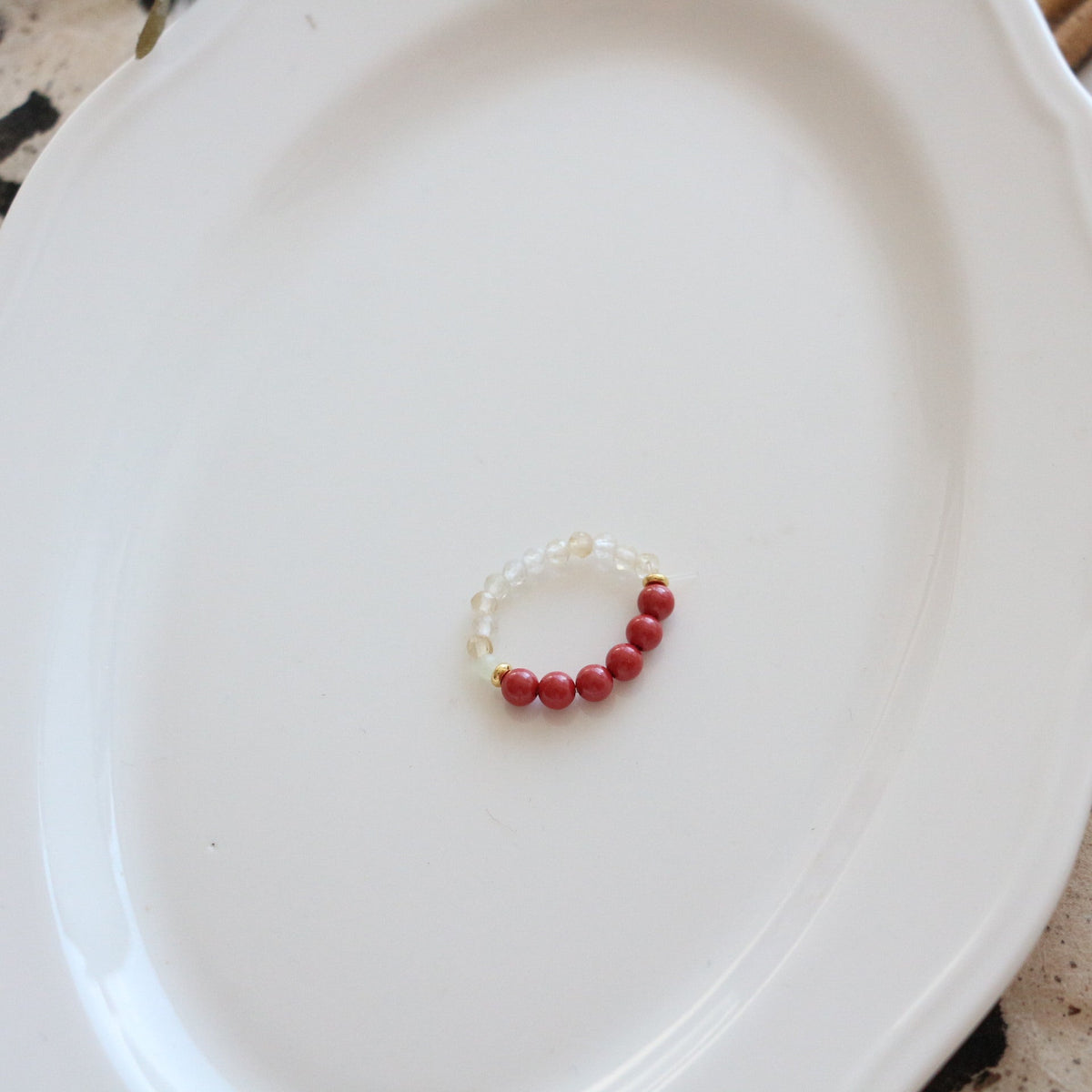 Jekira God of Wealth Red Gemstone Jewelry Set