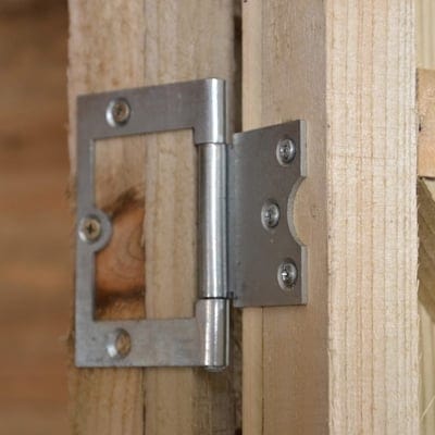 4LIFE Overlap Pressure Treated Apex Shed Double Door - All Sizes
