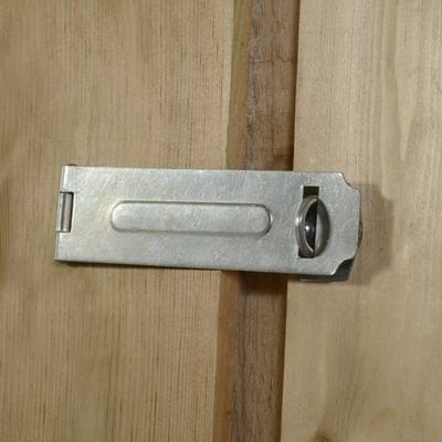 4LIFE Overlap Pressure Treated Apex Shed Double Door - All Sizes