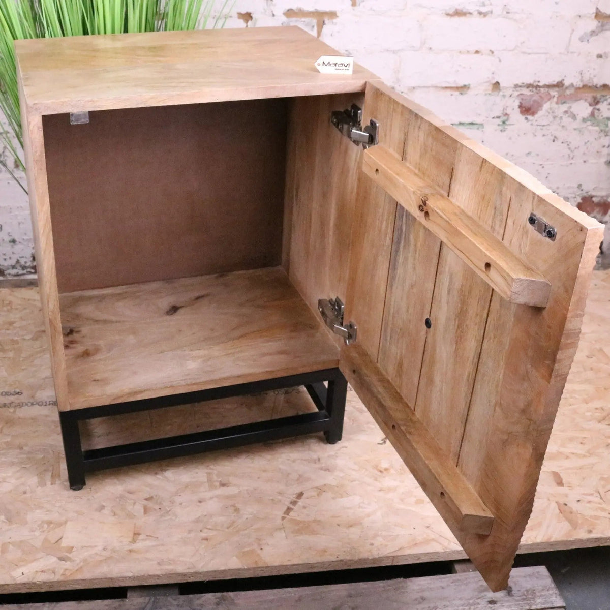 Parika Mango Wood Bedside Cabinet