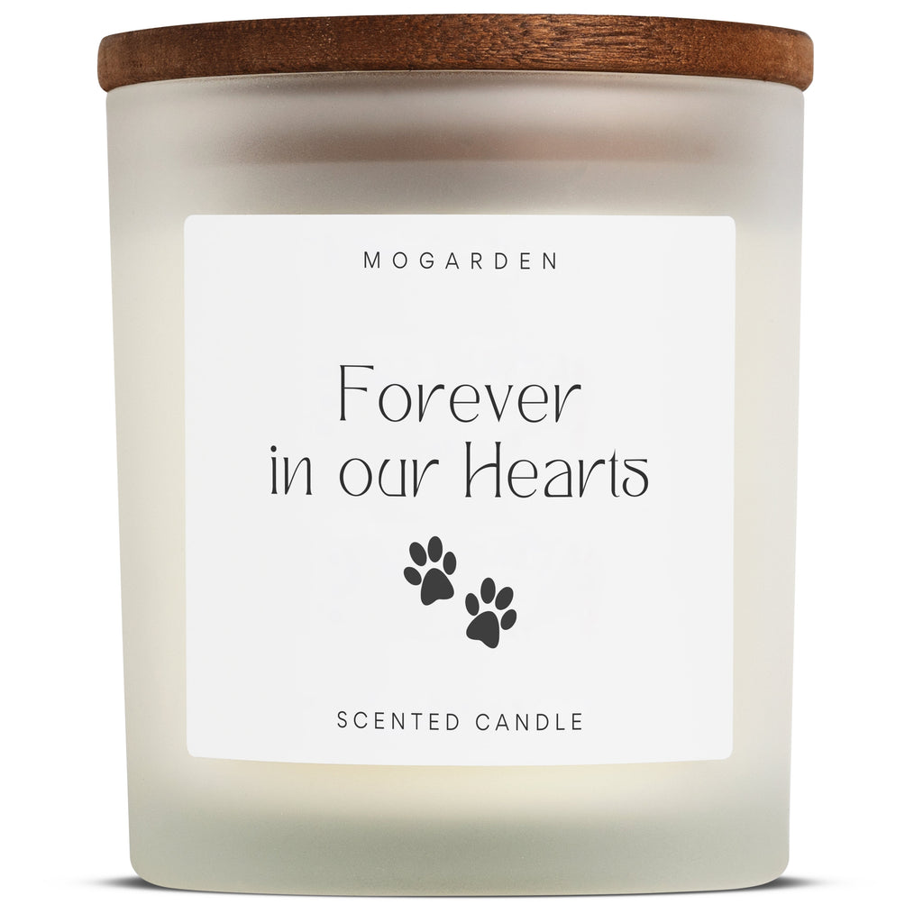 Luxury Dog Memorial Candle – Vanilla Soy Pet Remembrance Gift