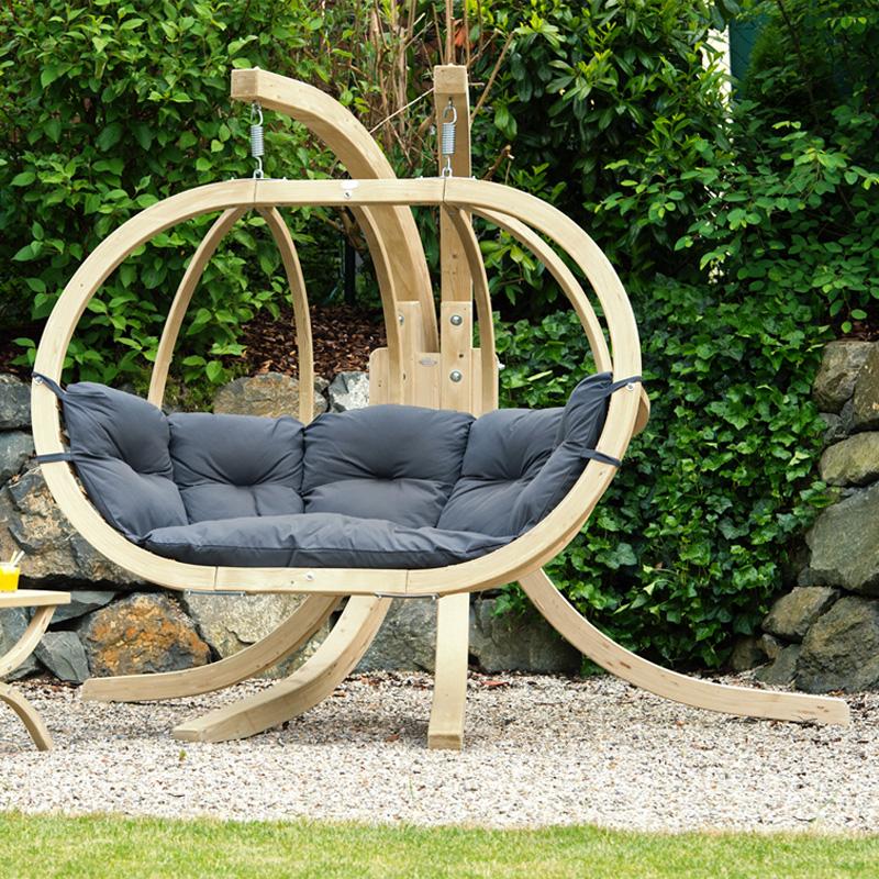 Globo Royal Double Hanging Egg Chair Set