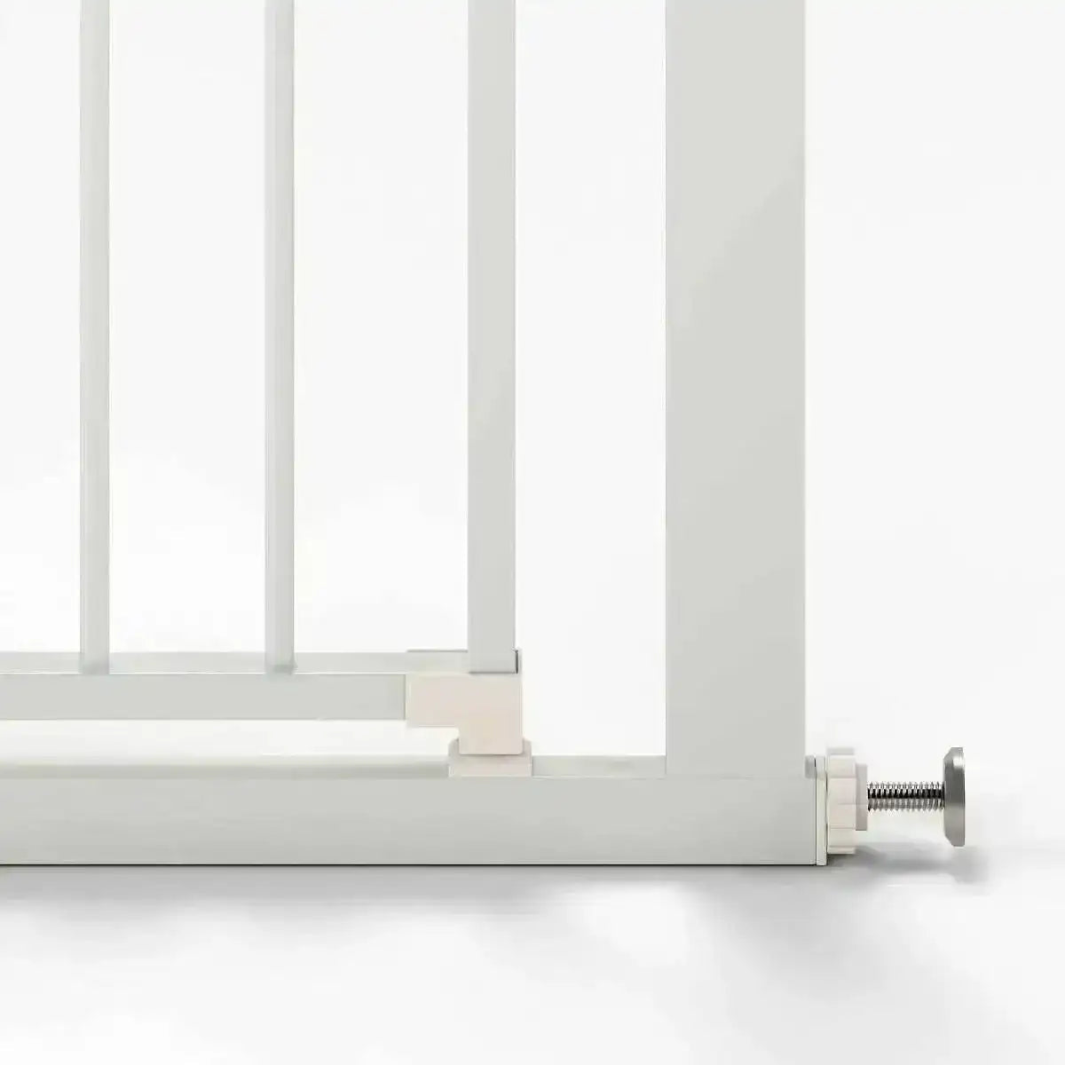 Venture Q-Fix 110cm Extra Tall Pressure Fit Baby & Pet Safety Gate - 73-80cm - White