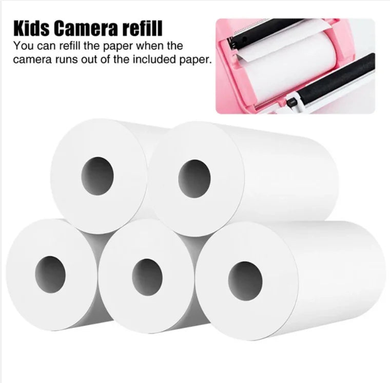 Digital Children Camera Photography Instant Print Camera 1080P HD Video Recorder Mini Thermal Printer Educational Birthday Gifts