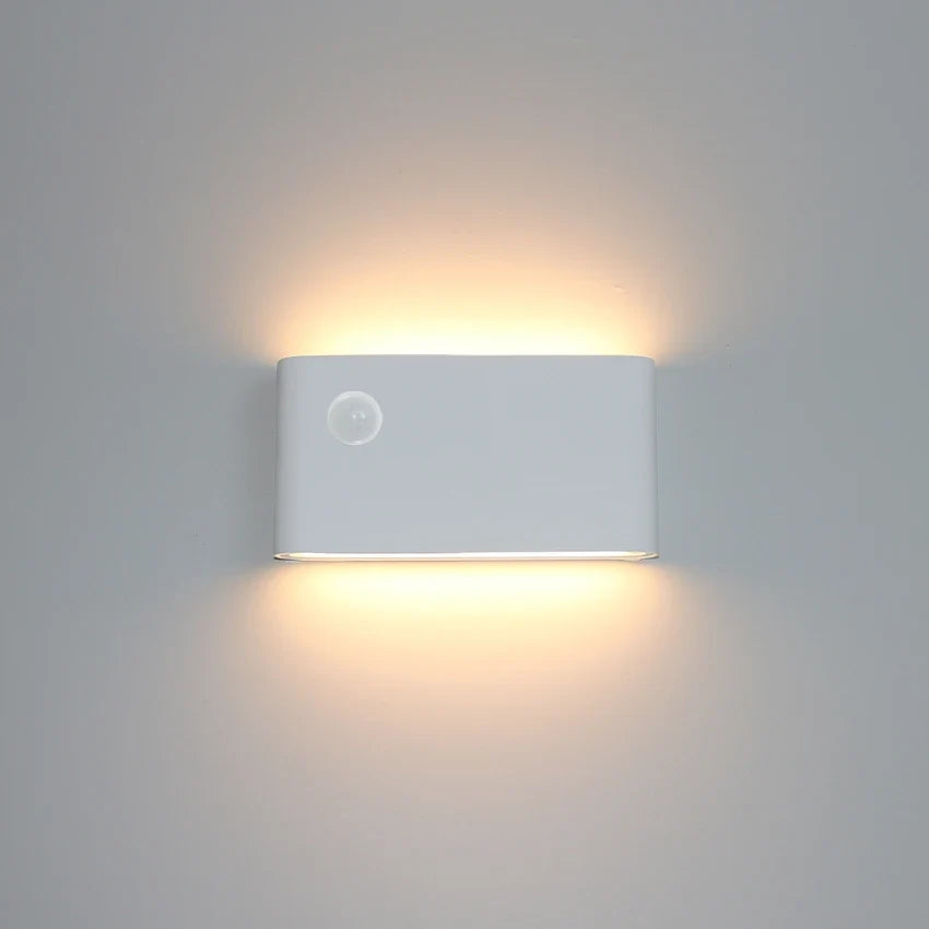 Modern LED Outdoor Motion Sensor Waterproof Wall Lamp