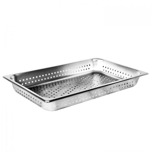 GN 1/1 Stainless Steel Perforated Gastronorm 65mm