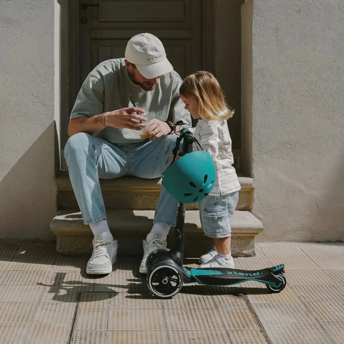 smarTrike Xtend Ride On Scooter Plus - Teal