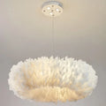 Led Ceiling Chandelier With Feathers Pendant Hanging Light