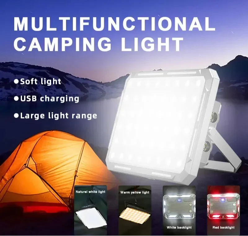 LED Camping Tent Light Rechargeable