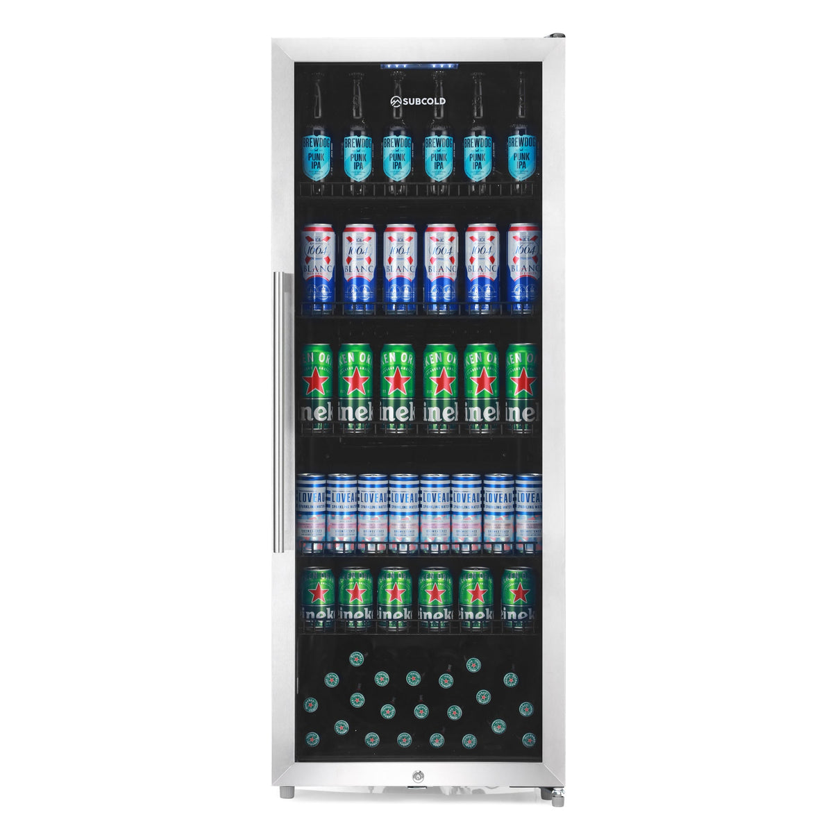 Subcold Maxi250 Tall Drinks Fridge Stainless Steel