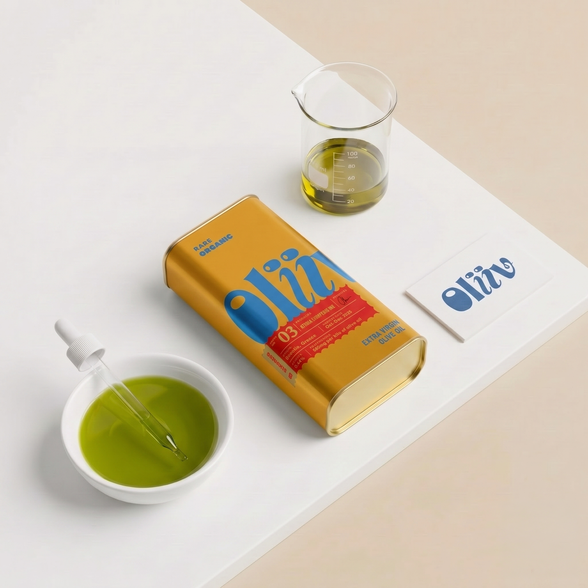 Oliiv - High-Polyphenol Organic EVOO Summer '26 - Greek Oliiv 500ml