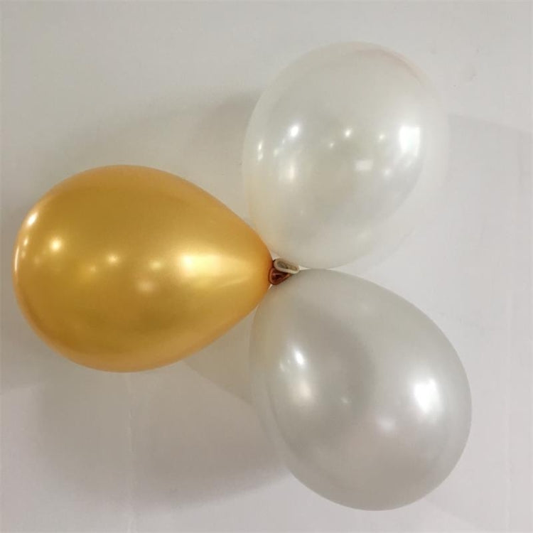Classic Black Gold Latex Balloon Set Birthday Party Balloon Chain Room Decoration Set, Classic Black Gold Latex Balloon Set