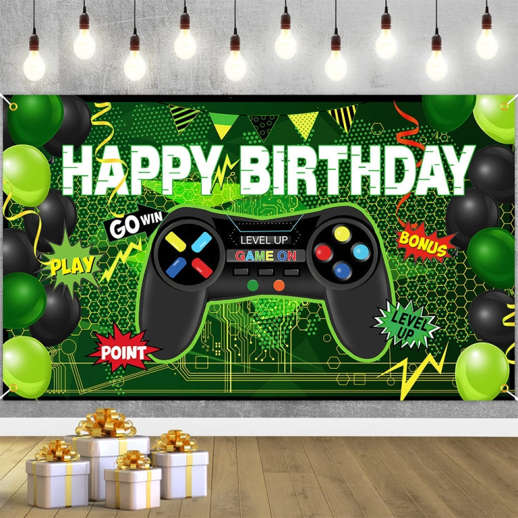 180x110cm Game Console Theme Birthday Background Birthday Party Decoration Banner, 2023SRB51, 2023SRB53, 2023SRB54