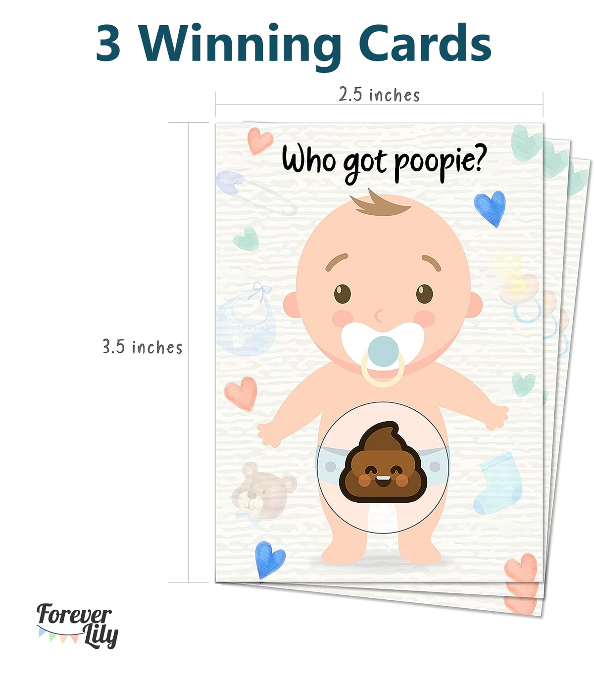 Baby Shower Scratch Off Game - 33 Card Pack