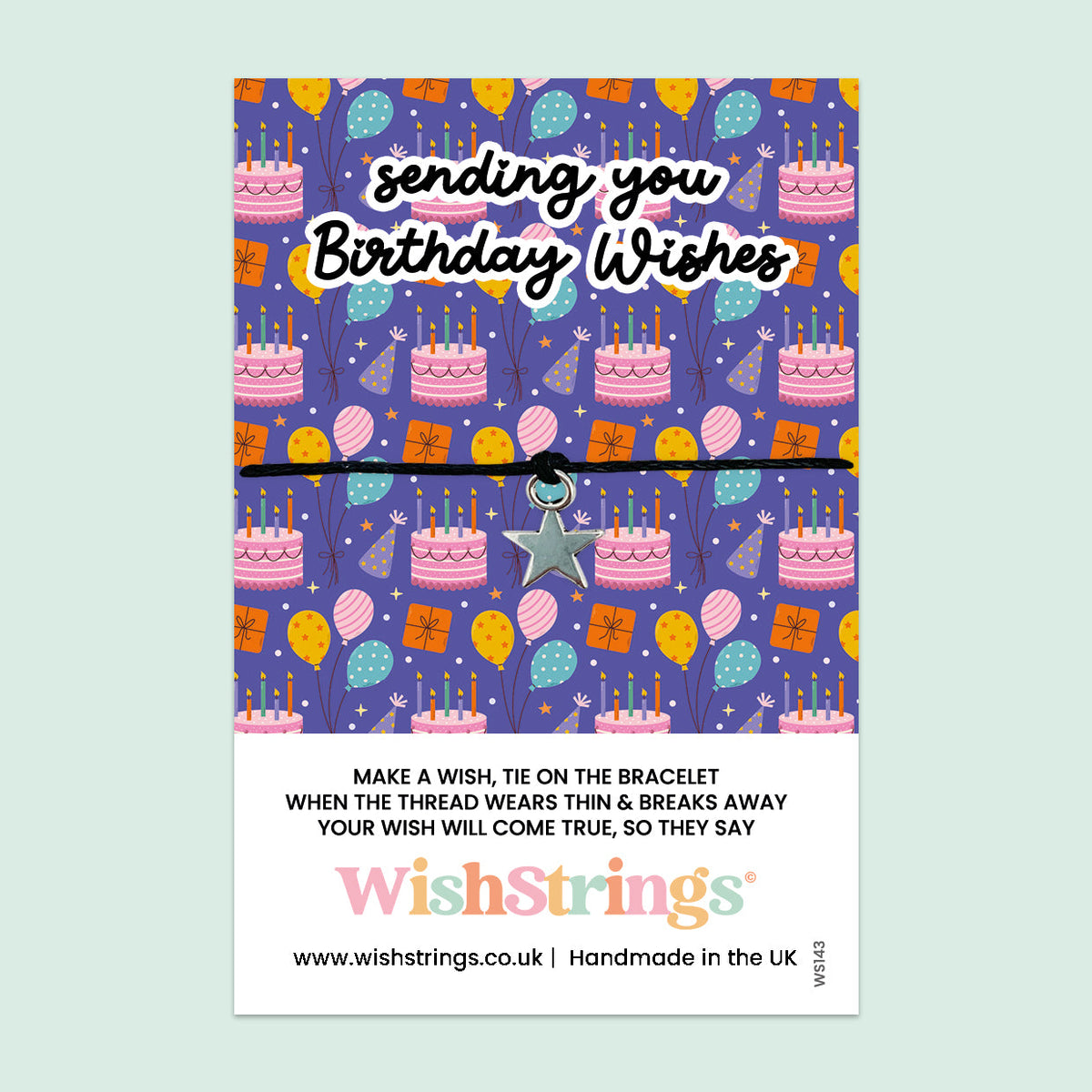 Birthday Wish Bracelet | Handmade Birthday Gift With Celebration Card Included