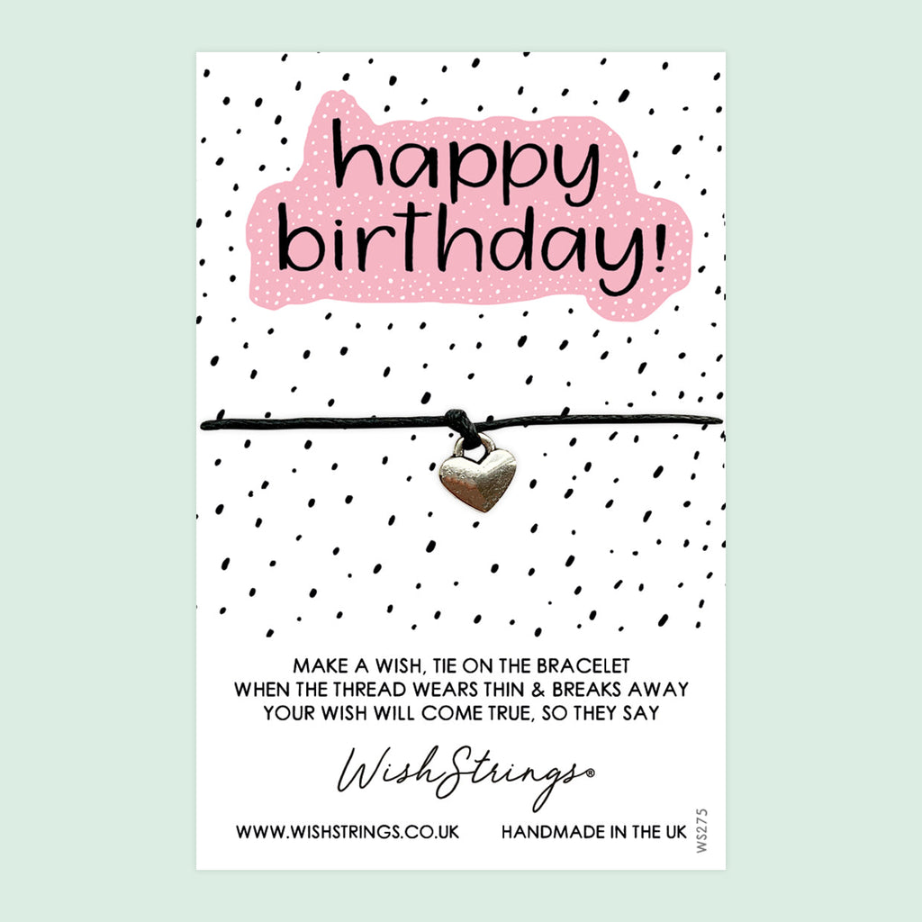 Happy Birthday Wish Bracelet Letterbox Gift