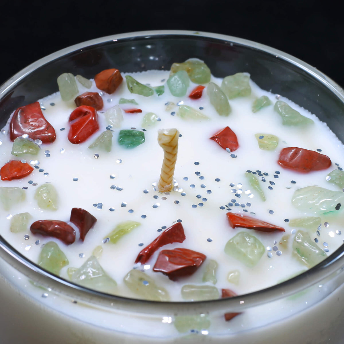 White Christmas - Crystal Infused Scented Candle