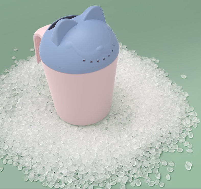 Baby Shower Plastic Shampoo Cup Shampoo Spoon