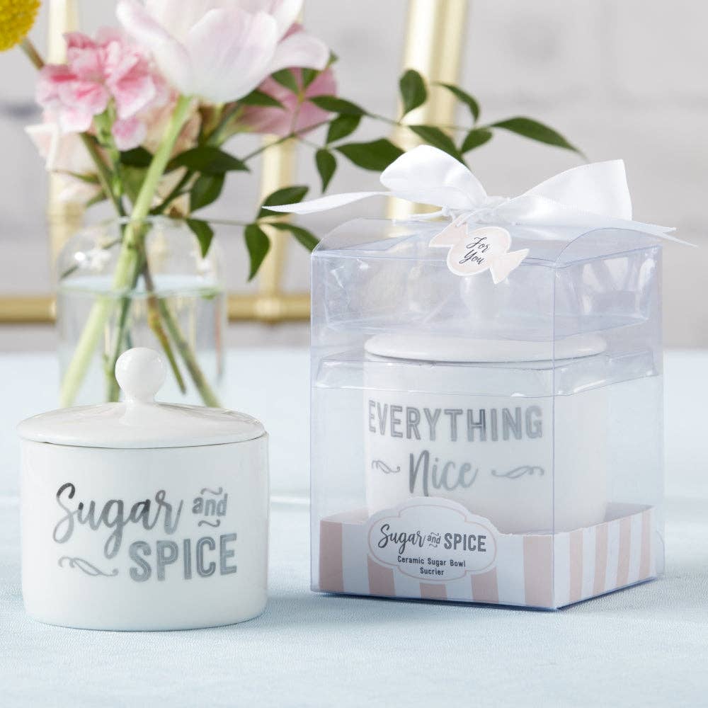 Sugar Spice and Everything Nice Ceramic Sugar Bowl