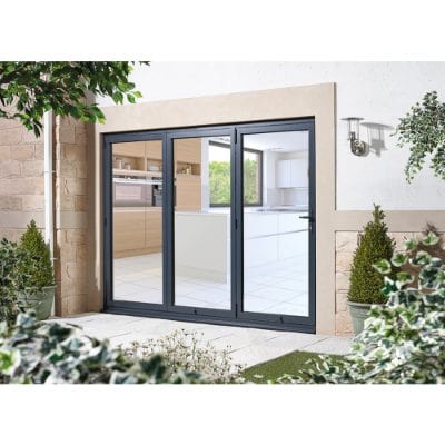 LPD ALuvu Anthracite Grey Folding Sliding External Door - All Sizes