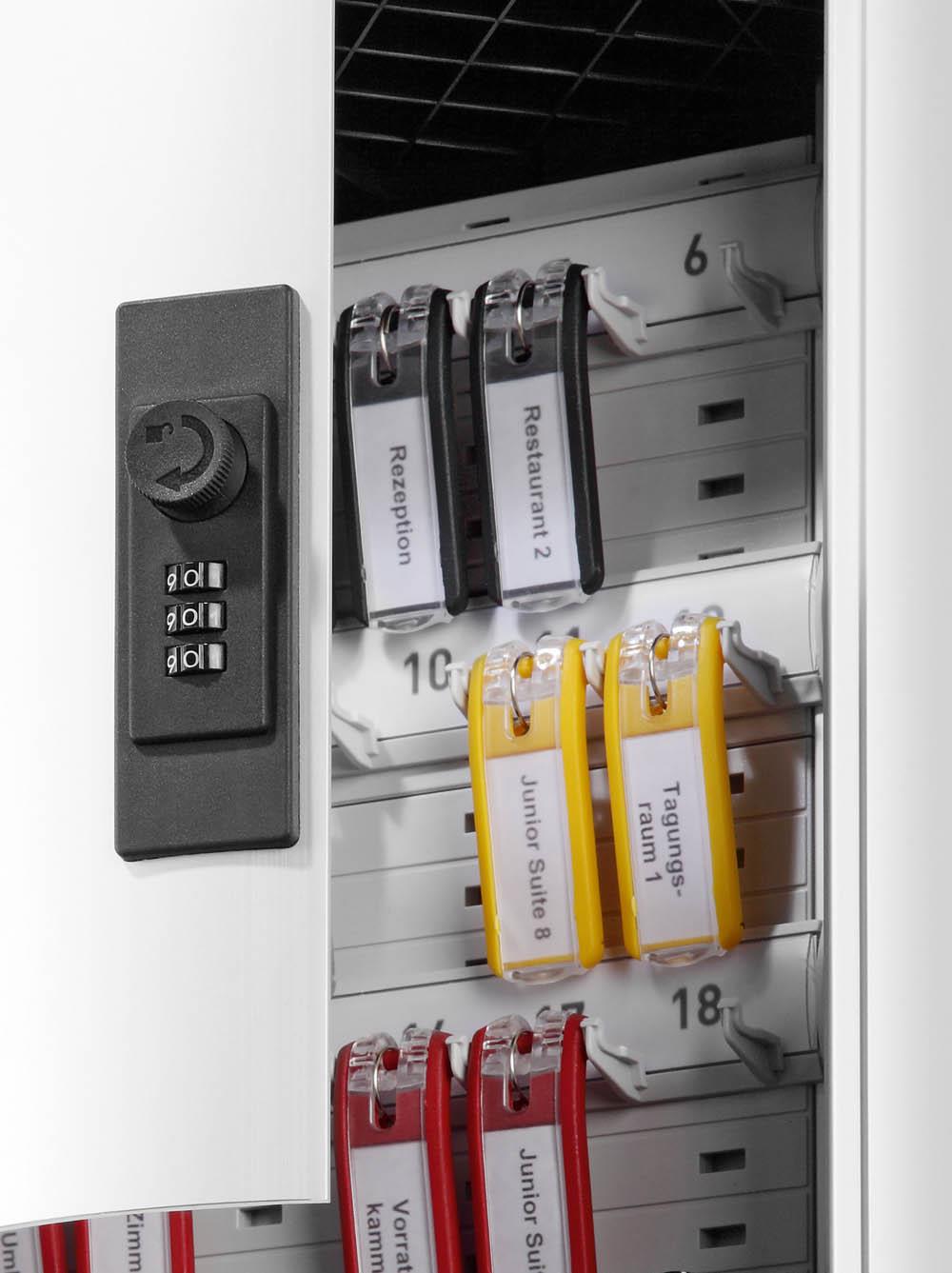Durable Key Safe 72 Combination Lock Box | Holds 72 Keys | Includes 6 Key Clips