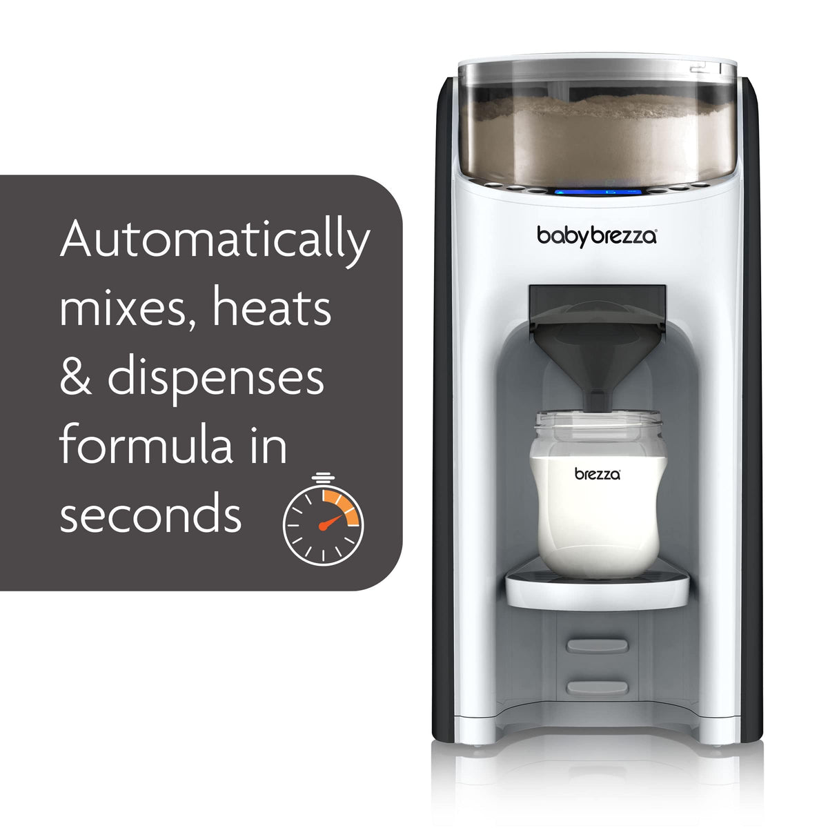 Baby Brezza Formula Pro Advanced - Automatic Warm Formula Dispenser, 2–10 oz, 3 Temperature Settings