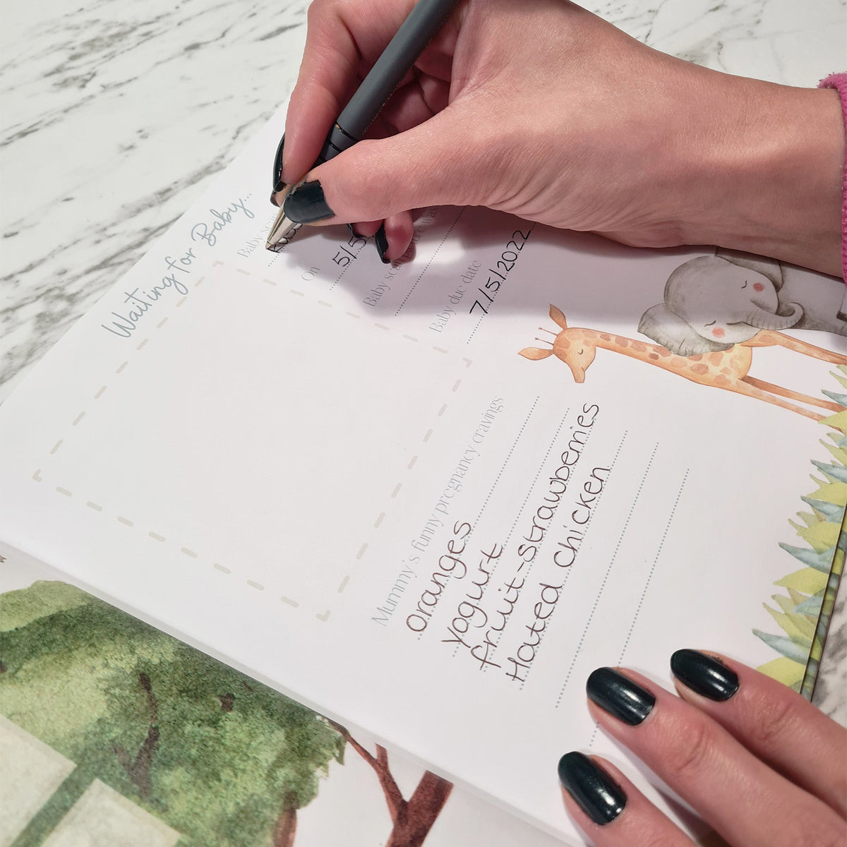 Baby Memory Book - Baby's First Year Milestones